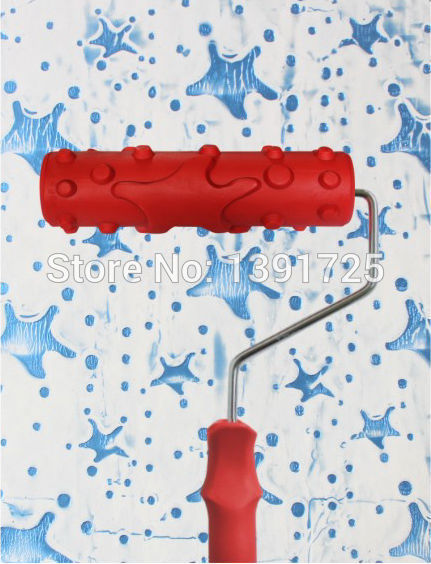   7 ġ ü   Ʈ ѷ  Ʈ   Ʈ ѷ (208T)/Free shipping Paint tool Decorative Paint Roller  for Wall decoration 7inch Liquid Wallpaper Pa